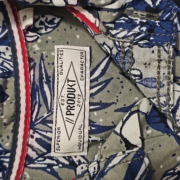Produkt Floral Button Down Short Sleeve - Size S - Green - Picture 3 of 3